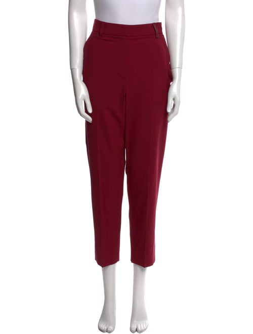 Brunello Cucinelli Virgin Wool Straight Leg Pants