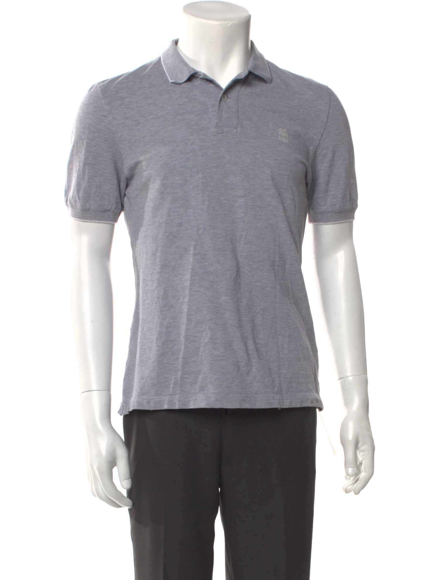 Brunello Cucinelli V-Neck Short Sleeve Polo Shirt