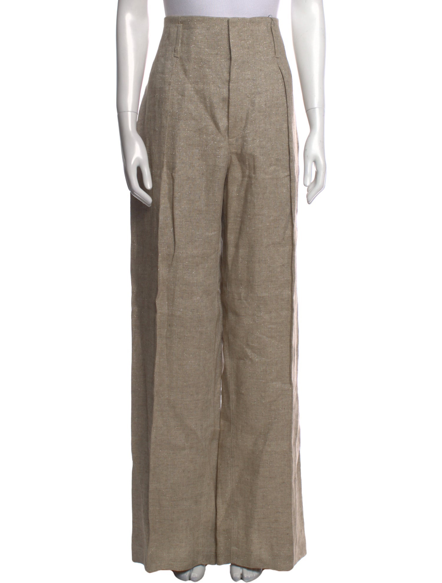 Brunello Cucinelli Linen Wide Leg Pants w/ Tags