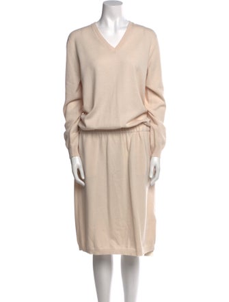 Brunello Cucinelli Cashmere Midi Length Dress