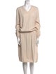 Brunello Cucinelli Cashmere Midi Length Dress