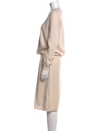 Brunello Cucinelli Cashmere Midi Length Dress
