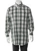 Brunello Cucinelli Plaid Print Long Sleeve Shirt