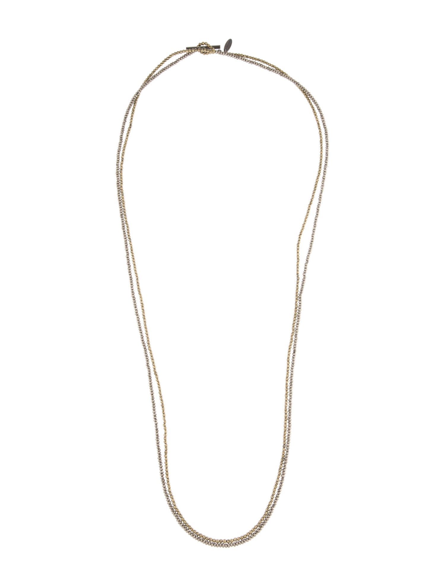 Brunello Cucinelli Beaded Double Strand Necklace