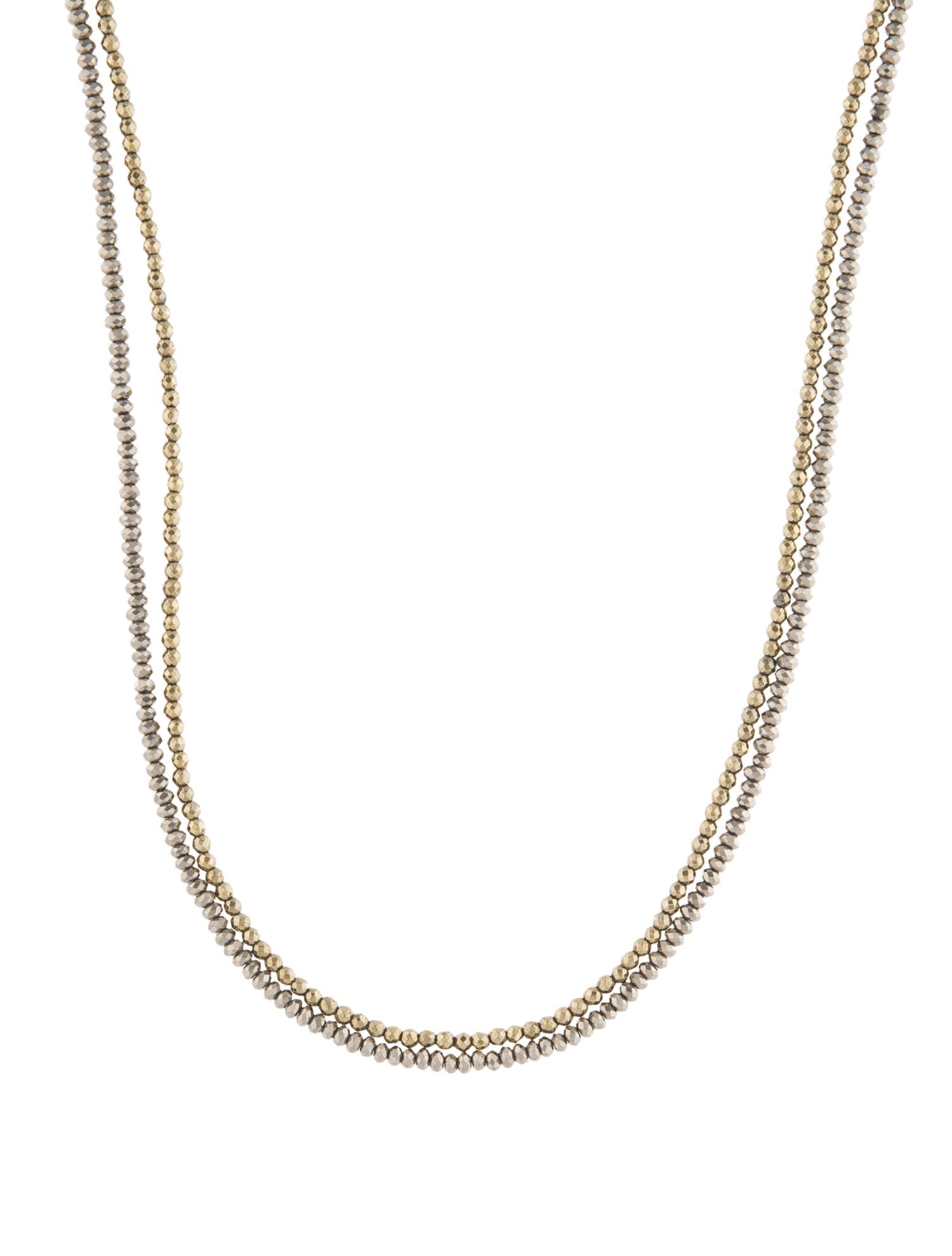 Brunello Cucinelli Beaded Double Strand Necklace