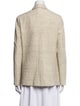 Brunello Cucinelli Linen Tweed Pattern Blazer