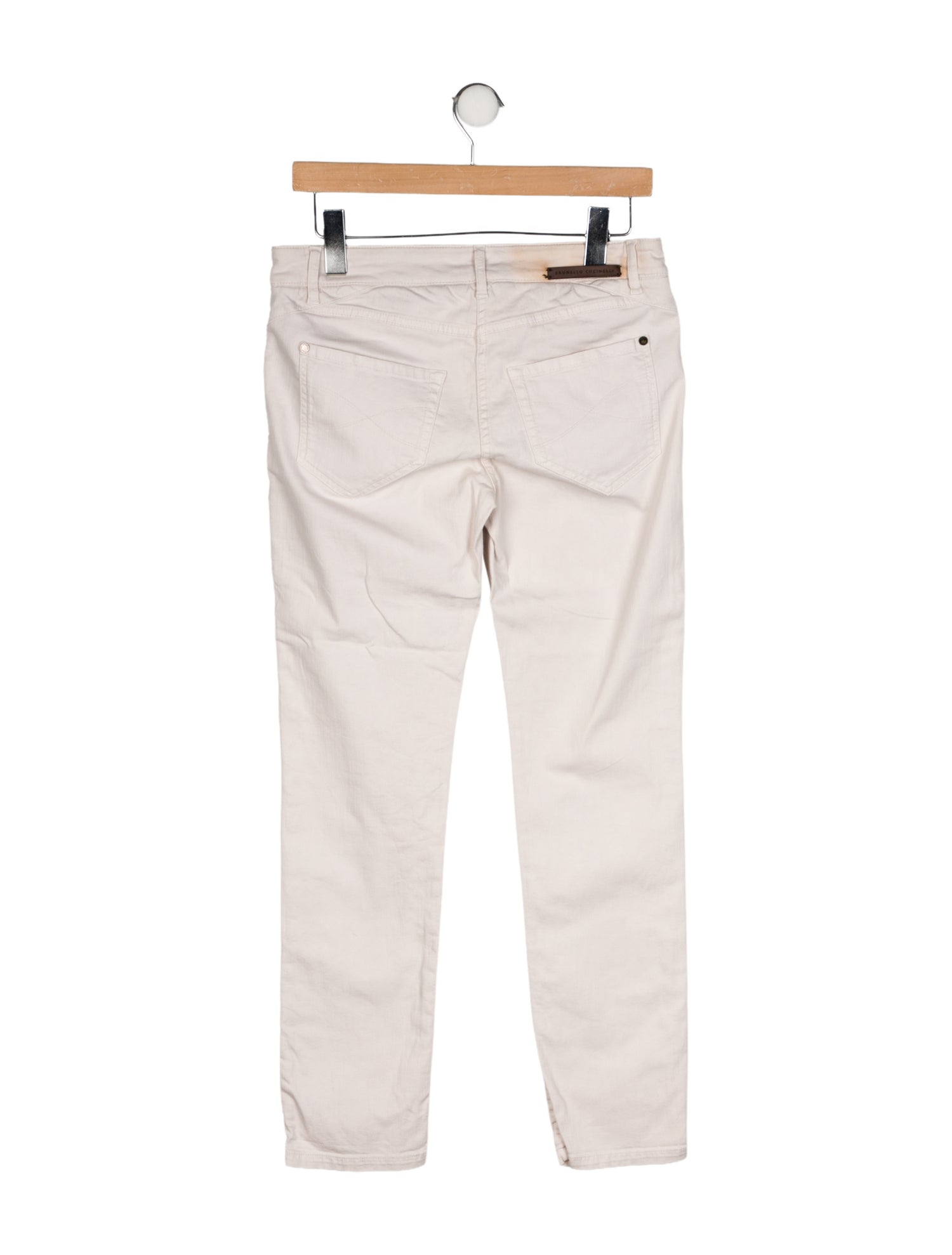 Brunello Cucinelli Mid-Rise Straight Leg Jeans