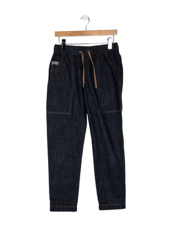 Brunello Cucinelli Mid-Rise Straight Leg Jeans