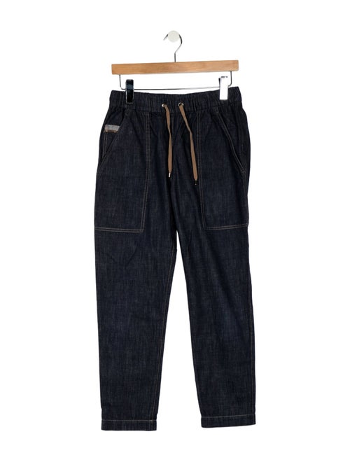 Brunello Cucinelli Mid-Rise Straight Leg Jeans