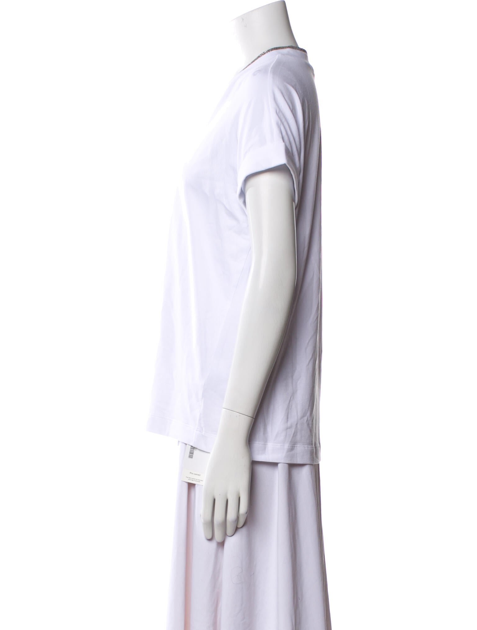 Brunello Cucinelli V-Neck Short Sleeve T-Shirt