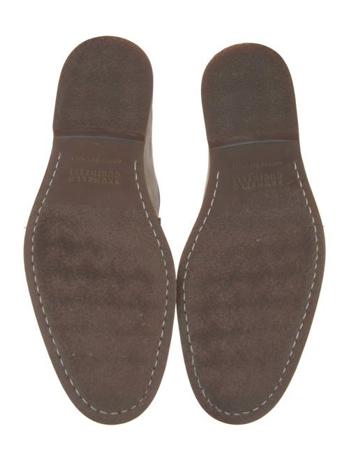 Brunello Cucinelli Suede Dress Loafers