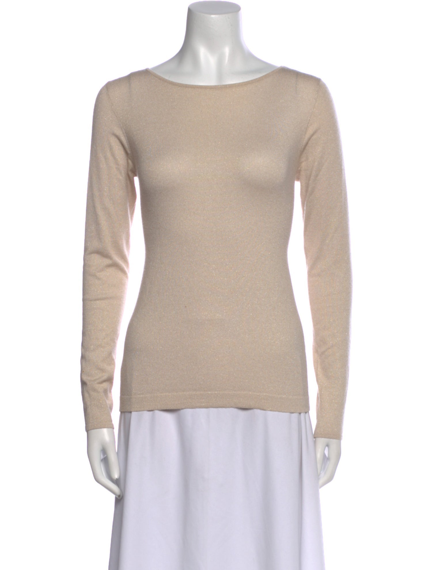 Brunello Cucinelli Cashmere Bateau Neckline Top