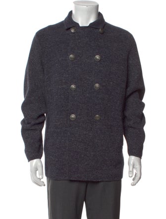 Brunello Cucinelli Mock Neck Long Sleeve Cardigan