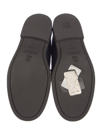 Brunello Cucinelli Monili Leather Mules