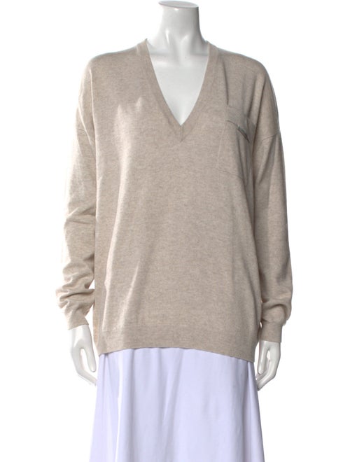 Brunello Cucinelli Cashmere V-Neck Sweater