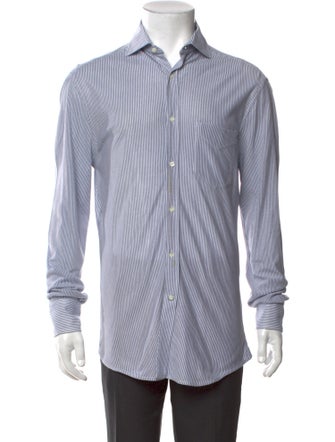 Brunello Cucinelli Striped Long Sleeve Shirt