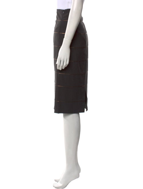 Brunello Cucinelli Virgin Wool Knee-Length Skirt