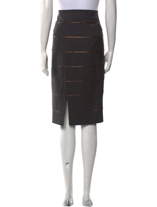 Brunello Cucinelli Virgin Wool Knee-Length Skirt