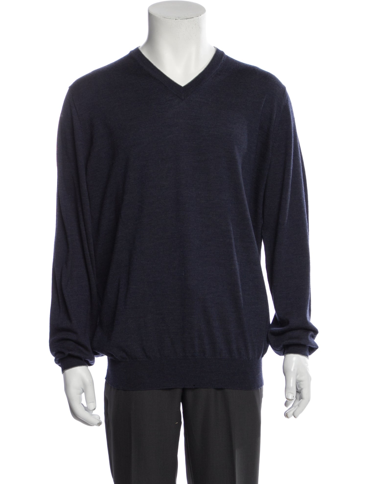 Brunello Cucinelli Wool V-Neck Pullover