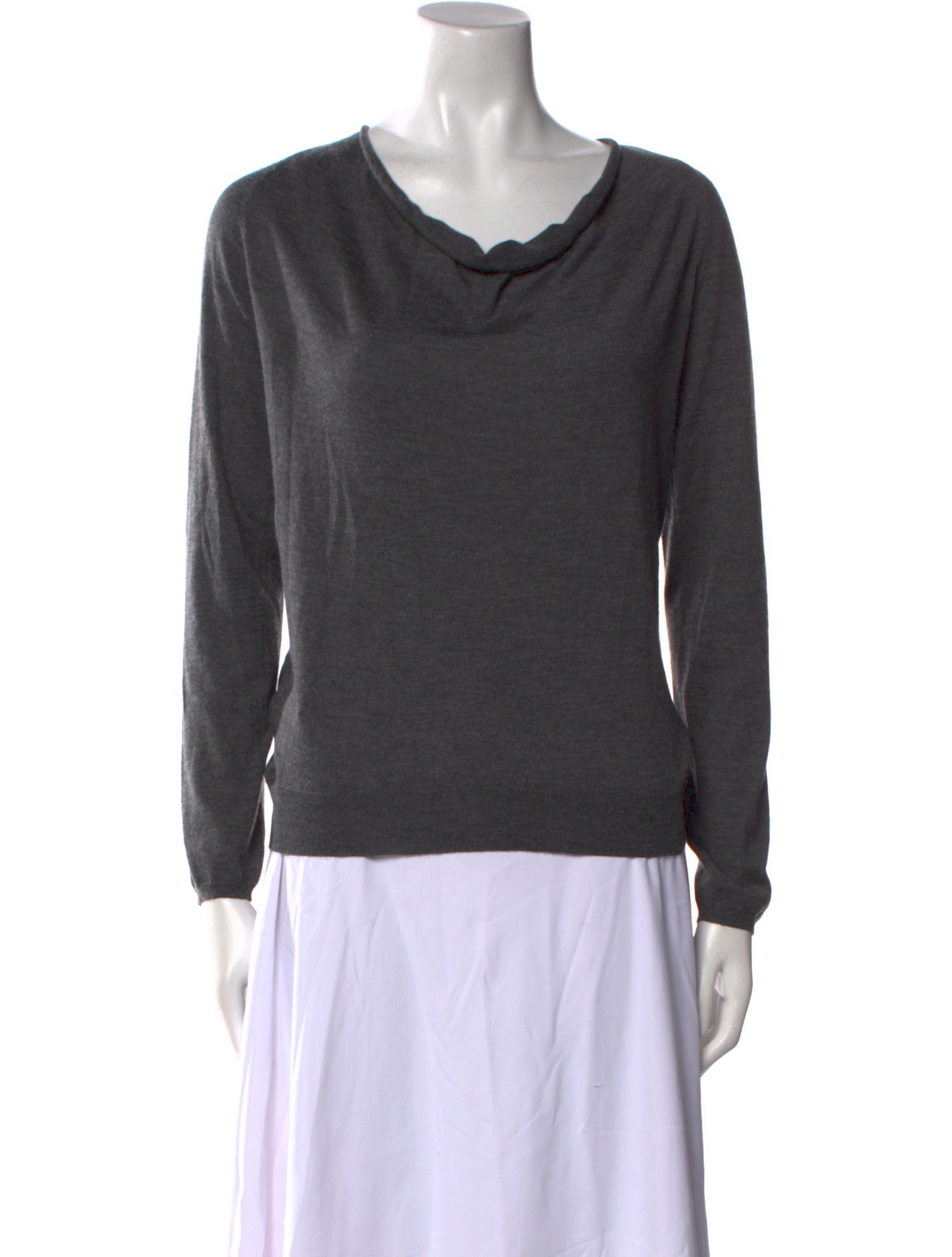 Brunello Cucinelli Cashmere Cowl Neck Sweatshirt w/ Tags