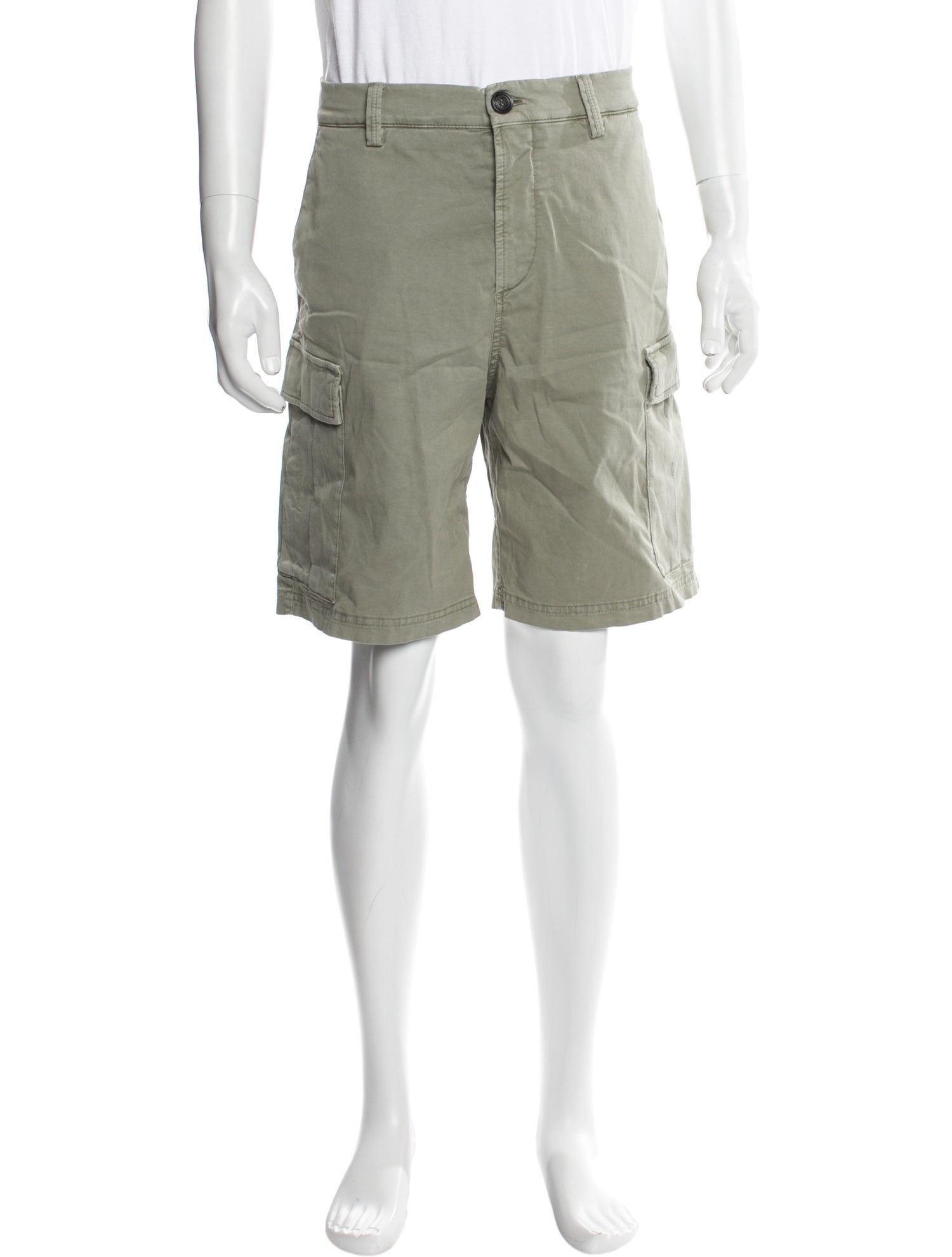 Brunello Cucinelli Wool Cargo Shorts