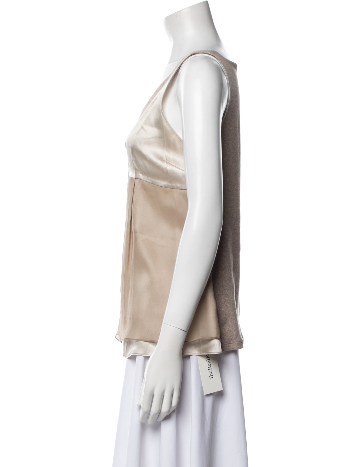 Brunello Cucinelli V-Neck Sleeveless Top
