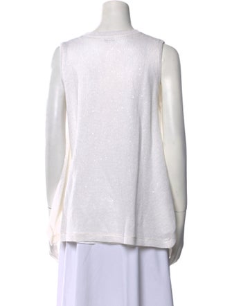 Brunello Cucinelli V-Neck Sleeveless Top