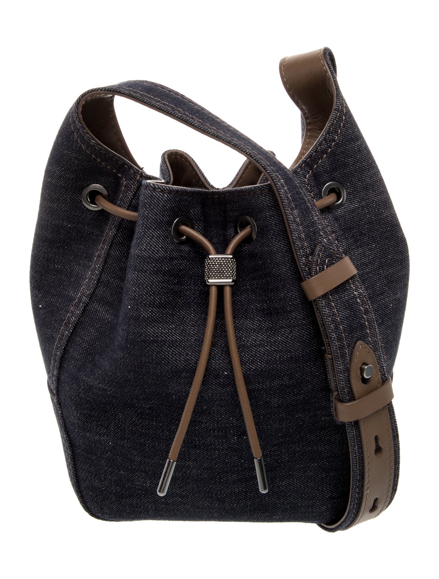 Brunello Cucinelli Denim Bucket Bag