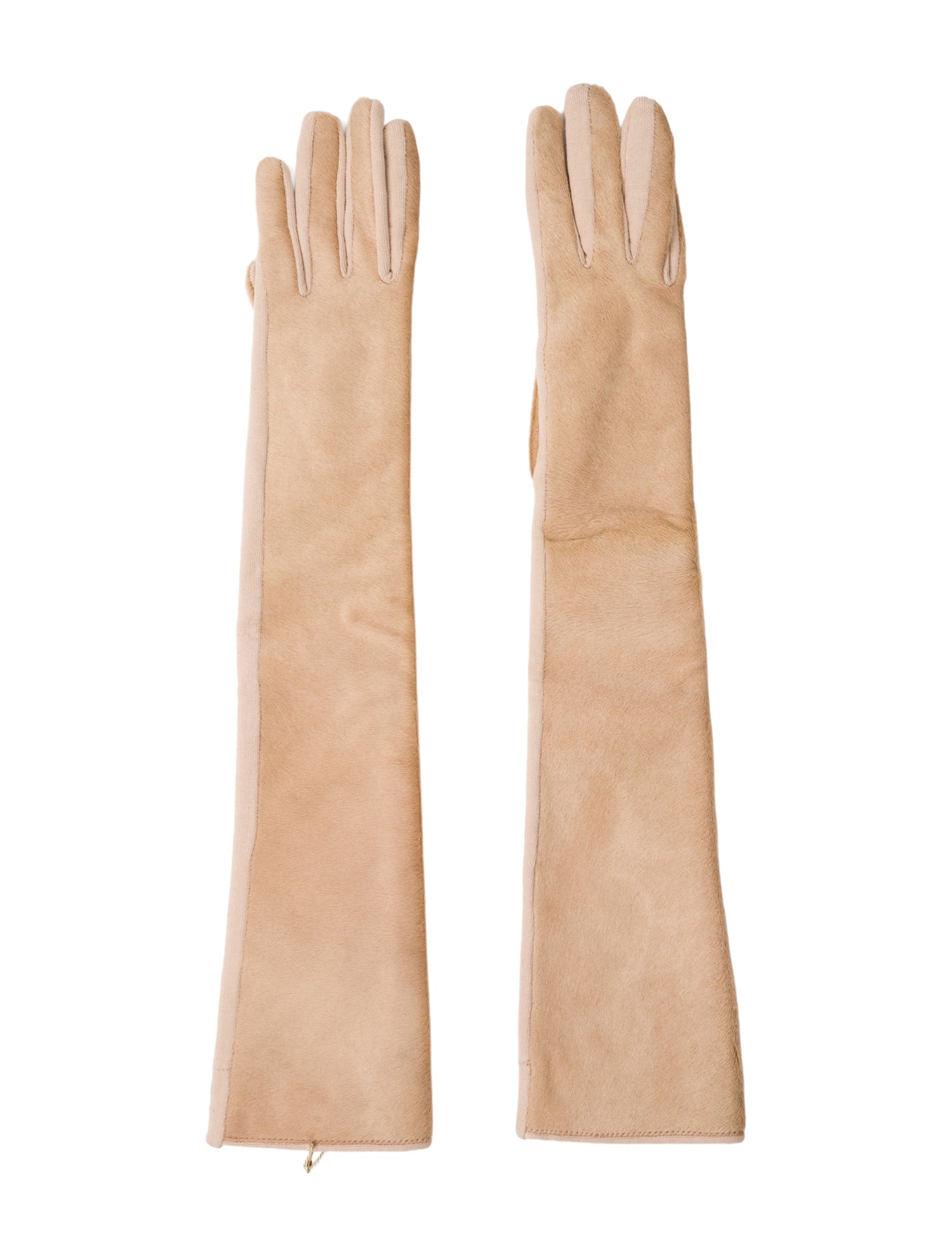 Brunello Cucinelli Pony Hair Long Gloves