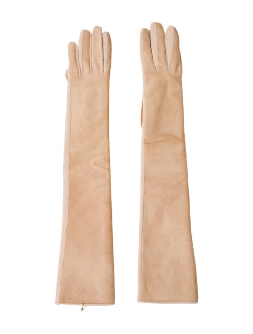 Brunello Cucinelli Pony Hair Long Gloves