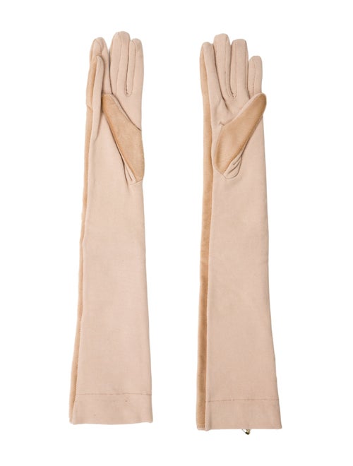 Brunello Cucinelli Pony Hair Long Gloves