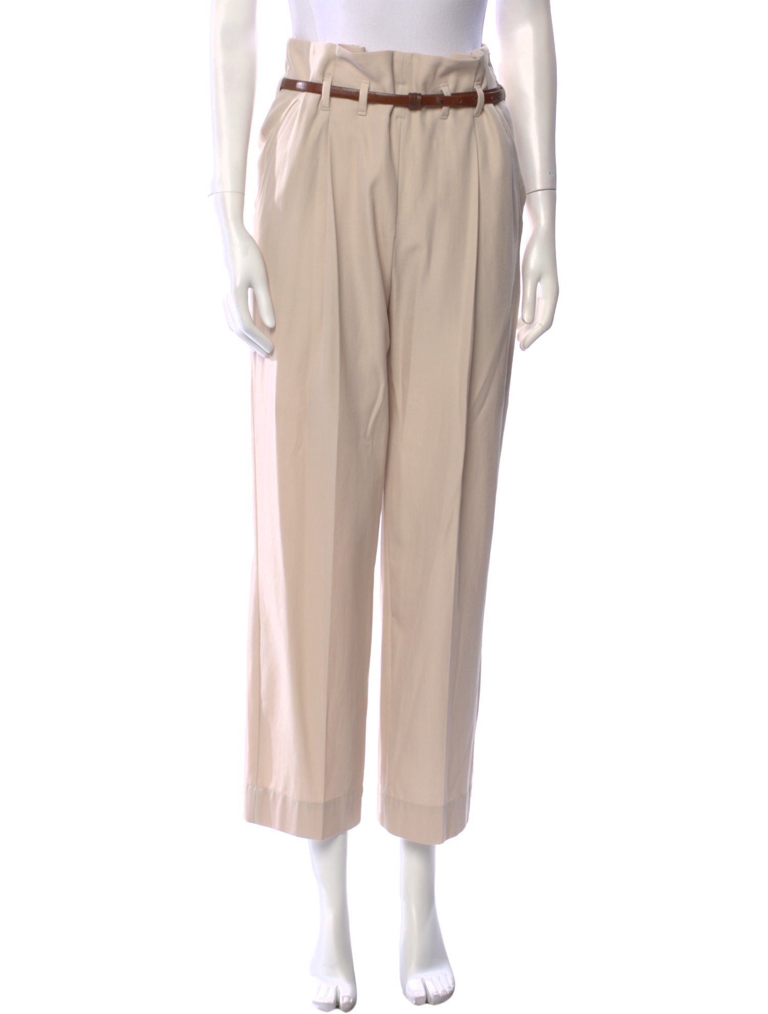 Brunello Cucinelli Virgin Wool Straight Leg Pants