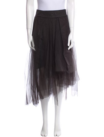 Brunello Cucinelli Midi Length Skirt