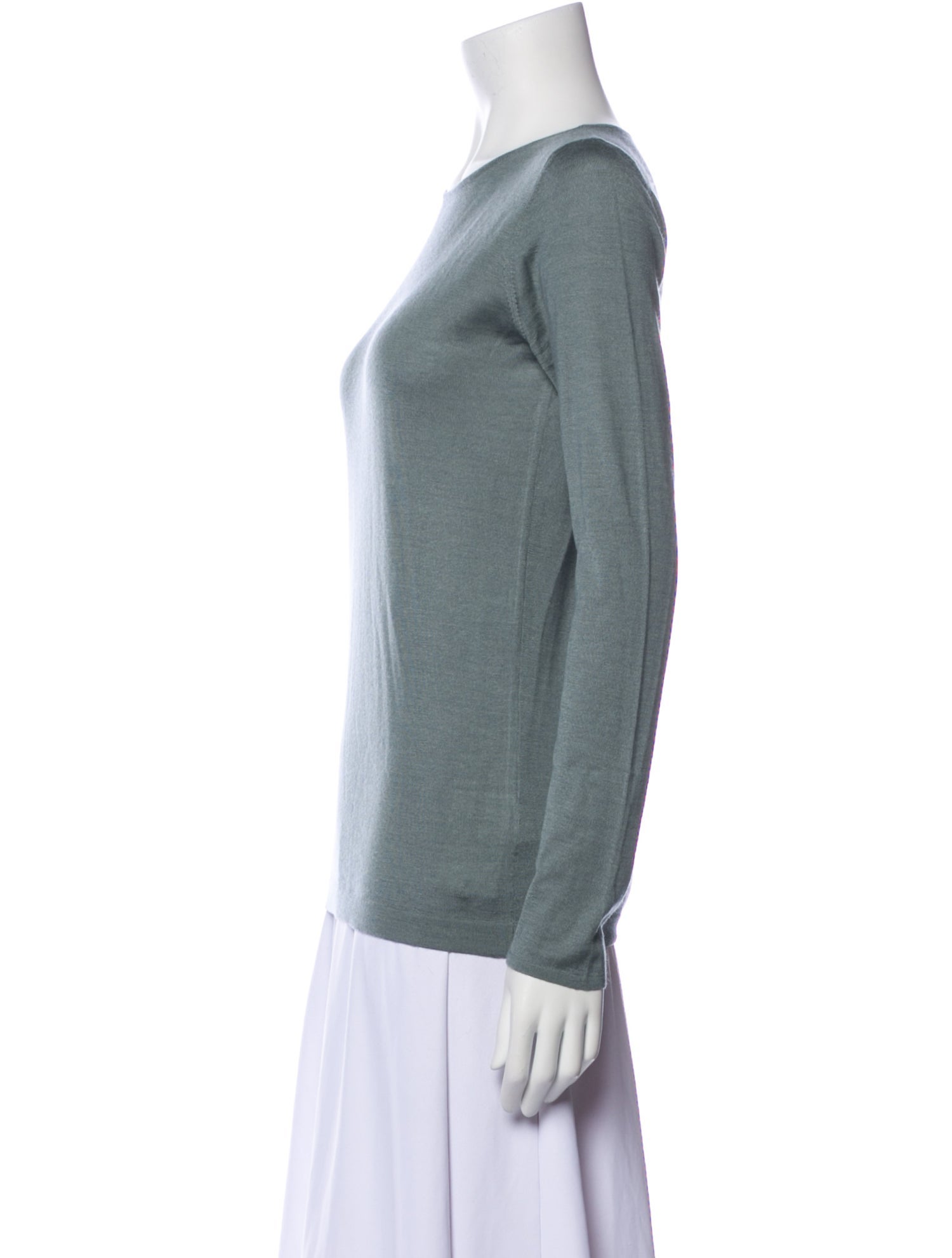 Brunello Cucinelli Cashmere Scoop Neck T-Shirt