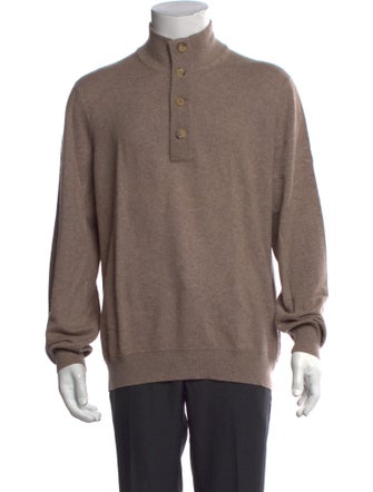 Brunello Cucinelli Cashmere Mock Neck Pullover
