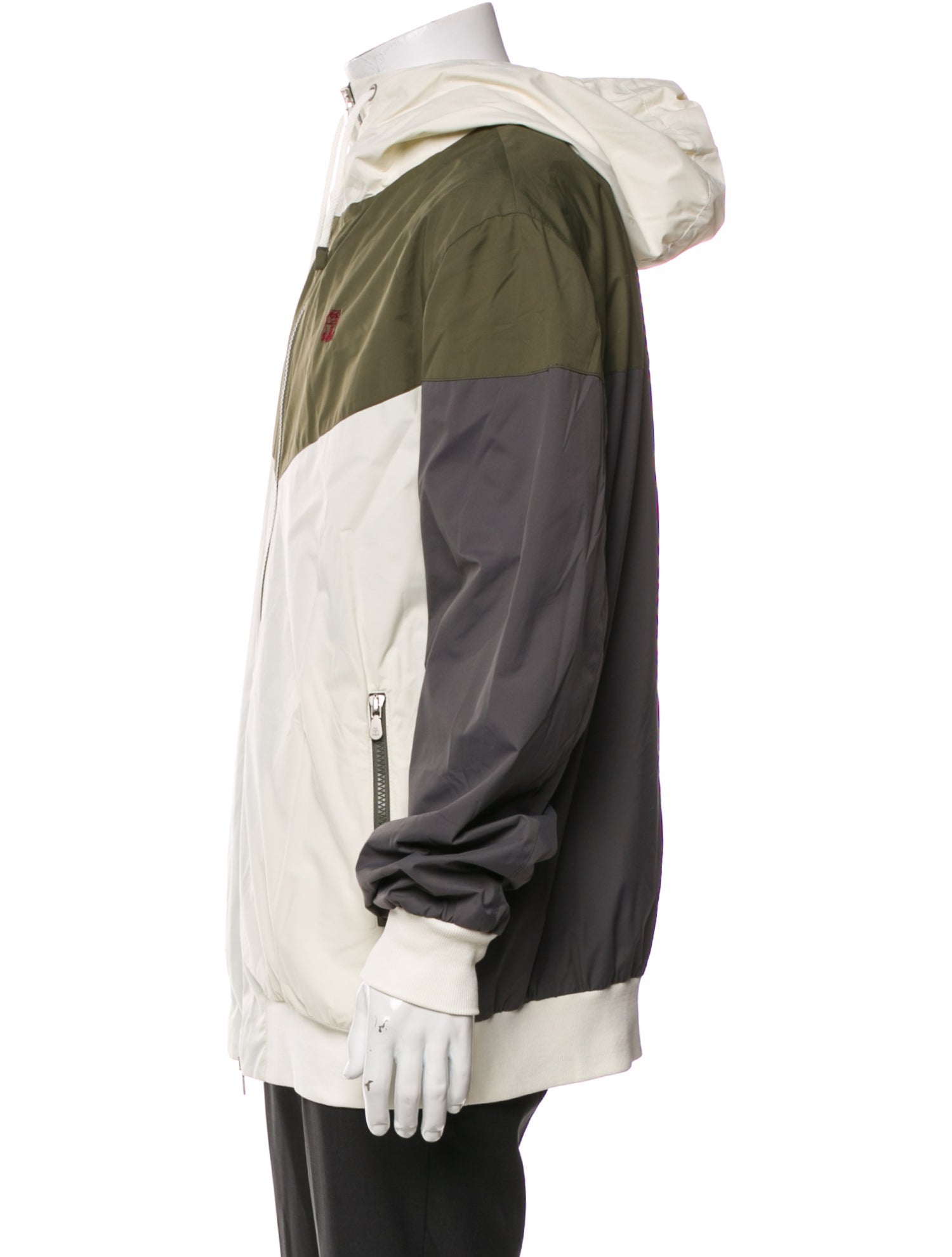 Brunello Cucinelli Colorblock Pattern Windbreaker