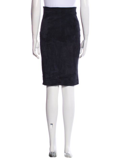 Brunello Cucinelli Leather Knee-Length Skirt
