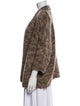 Brunello Cucinelli Printed Open Front Sweater