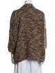Brunello Cucinelli Printed Open Front Sweater