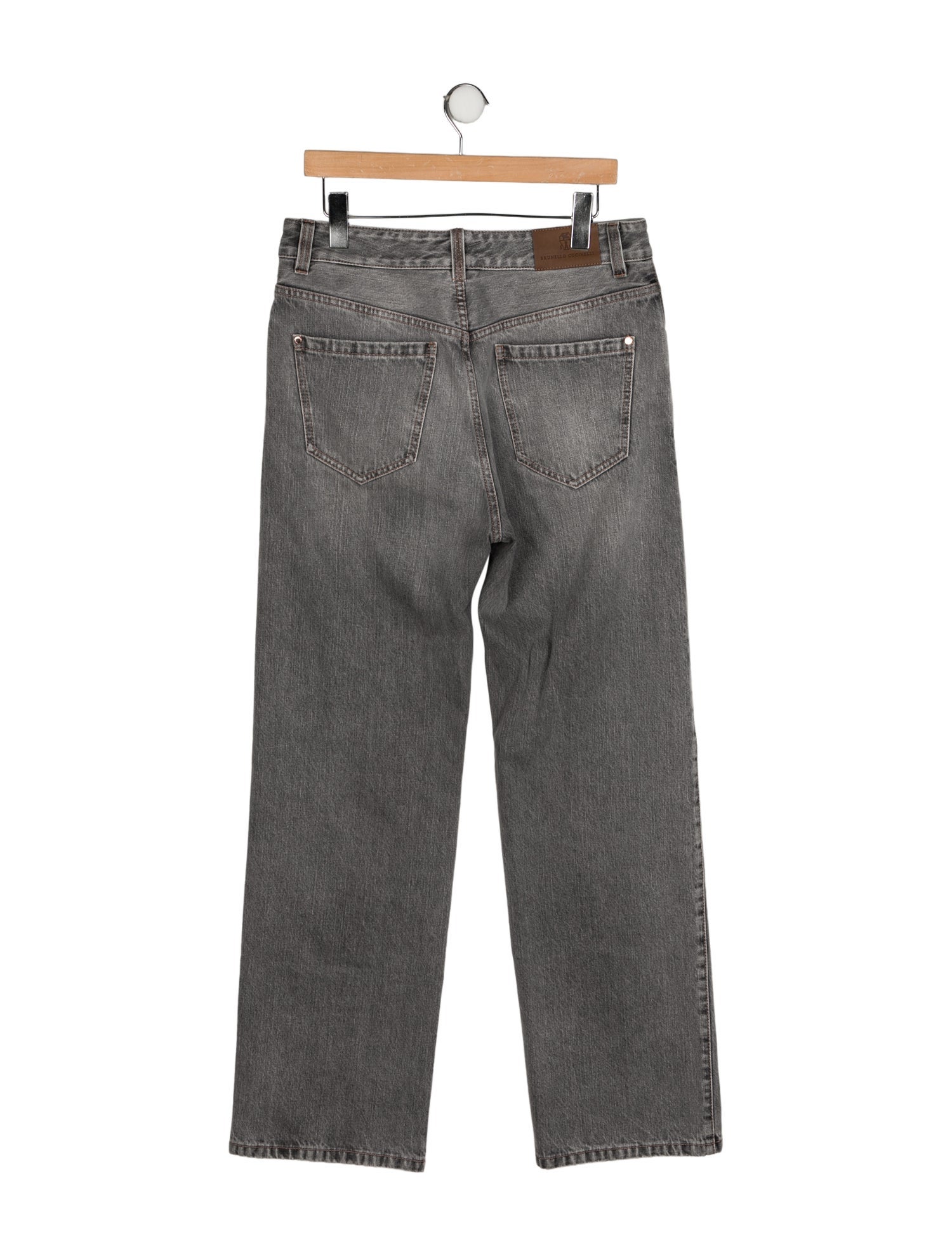 Brunello Cucinelli High-Rise Wide Leg Jeans