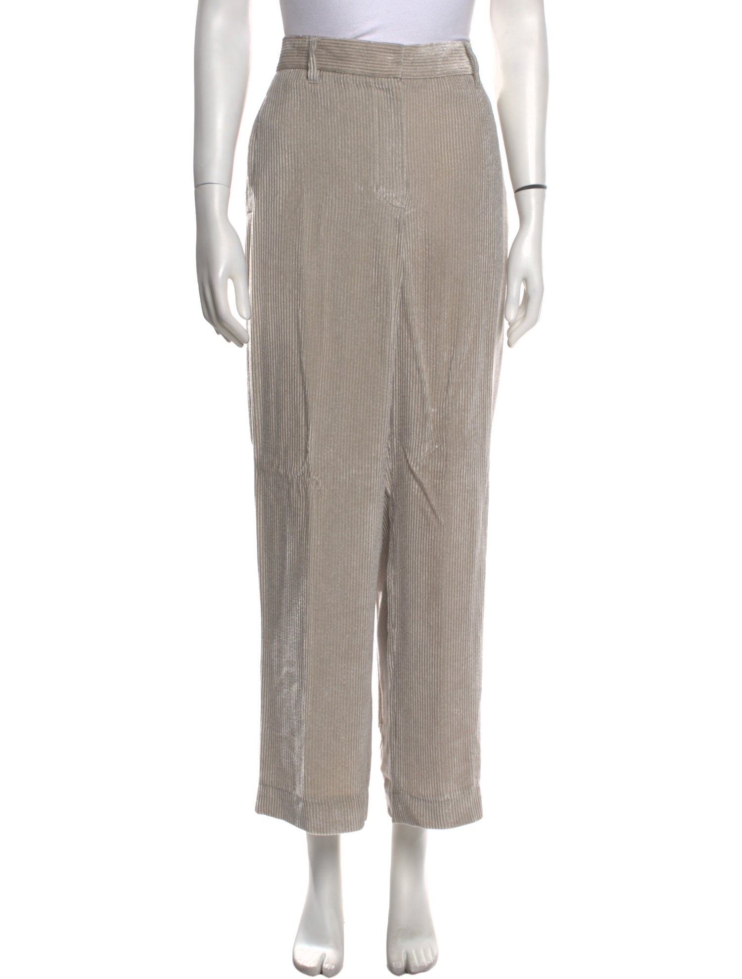 Brunello Cucinelli Striped Wide Leg Pants