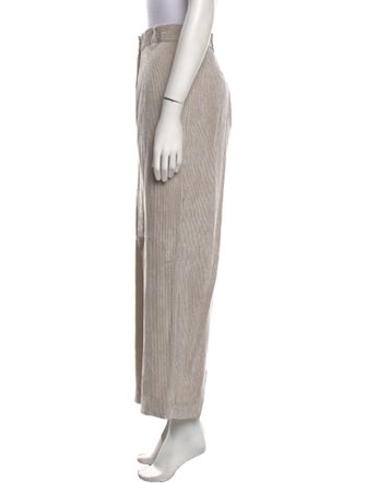 Brunello Cucinelli Striped Wide Leg Pants