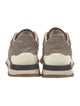 Brunello Cucinelli Suede Colorblock Pattern Sneakers