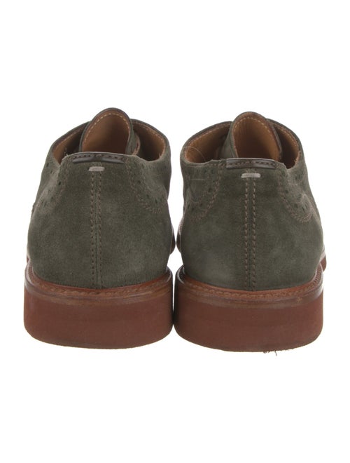 Brunello Cucinelli Suede Lasercut Accents Brogues