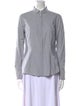 Brunello Cucinelli Long Sleeve Button-Up Top