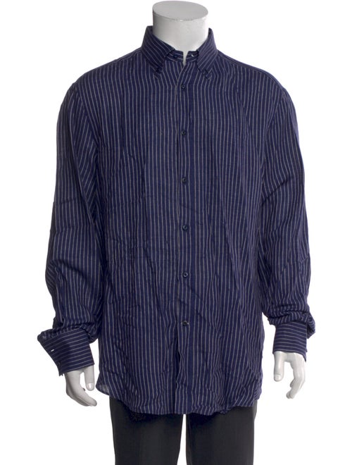 Brunello Cucinelli Striped Long Sleeve Shirt