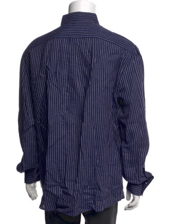 Brunello Cucinelli Striped Long Sleeve Shirt