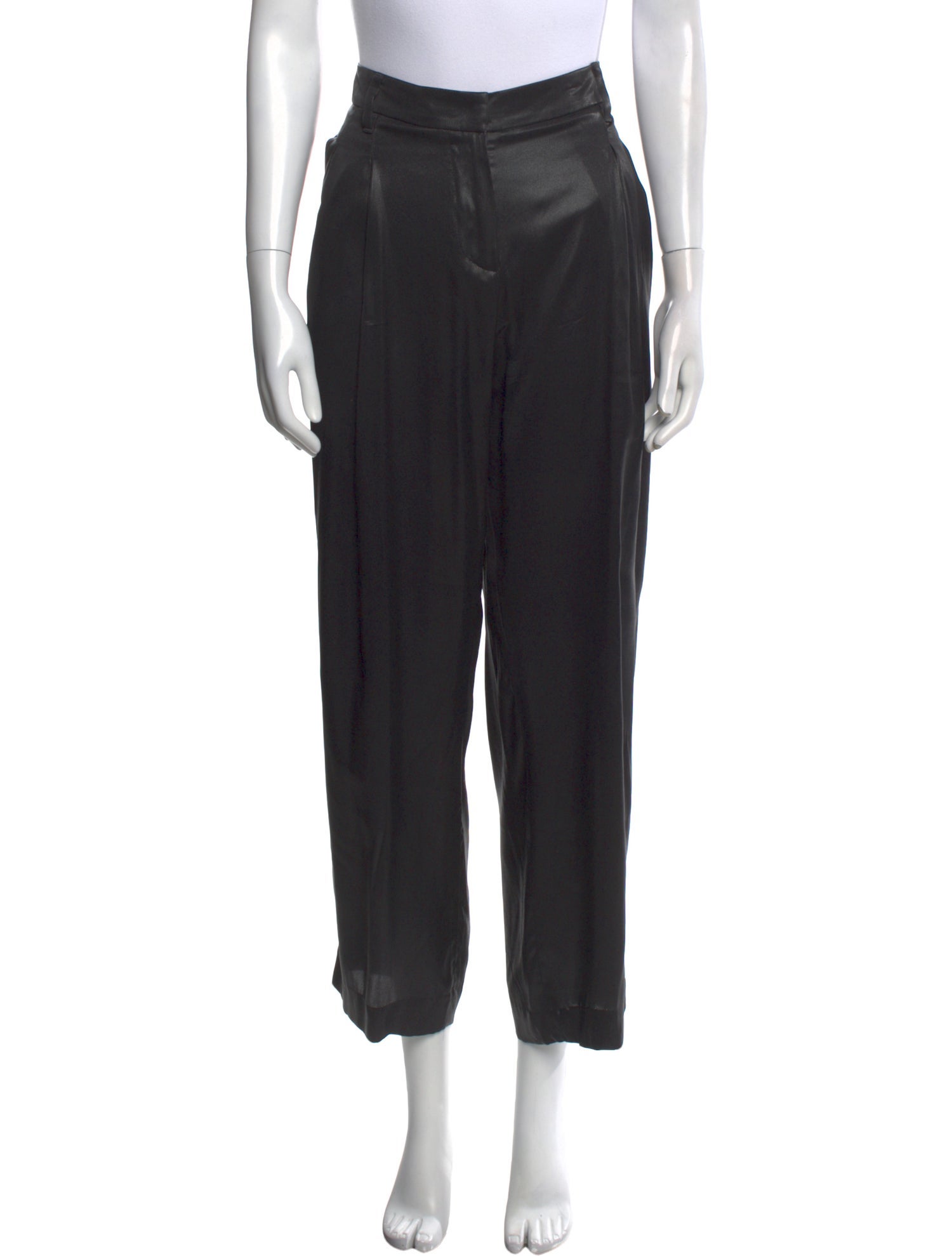 Brunello Cucinelli Silk Wide Leg Pants