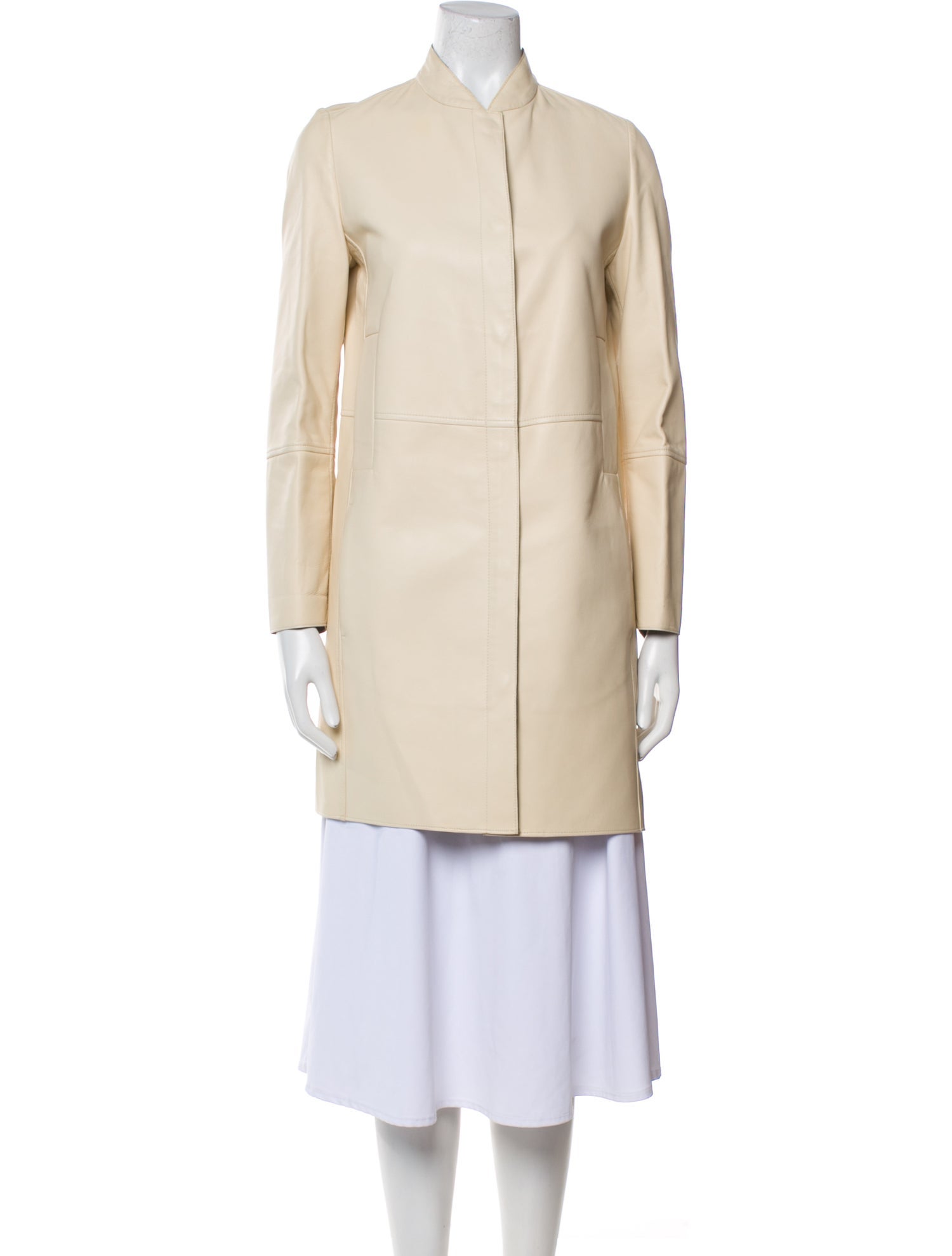 Brunello Cucinelli Leather Coat