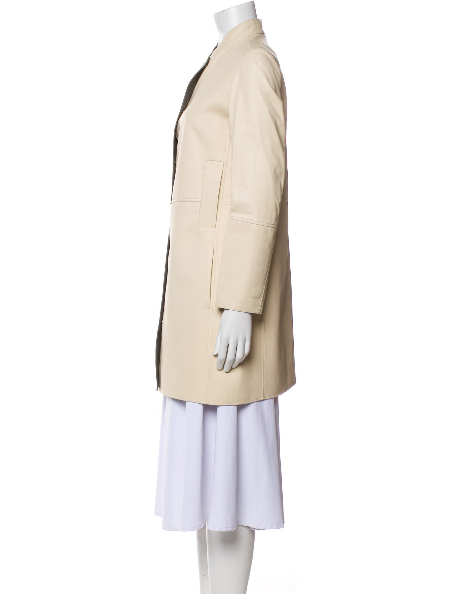 Brunello Cucinelli Leather Coat